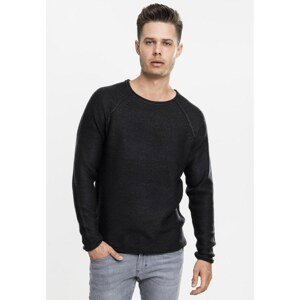 Raglan Wideneck Sweater black