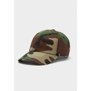 C&S PA Small Icon Curved Cap Woodland/black One