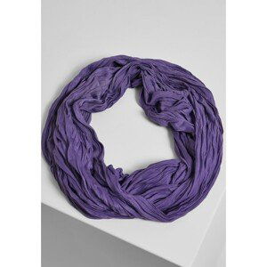 Wrinkle Loop Scarf purple