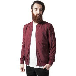 Light Bomber Jacket burgundy