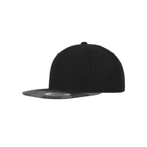 Checked Flanell Peak Snapback blk/cha