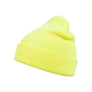 Beanie Basic Flap neonyellow