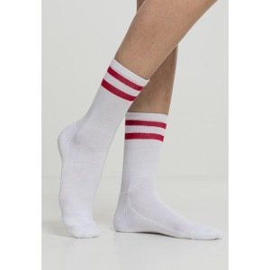2-Stripe Socks 2-Pack white/red