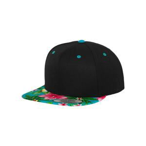 Hawaiian Snapback blk/aqua