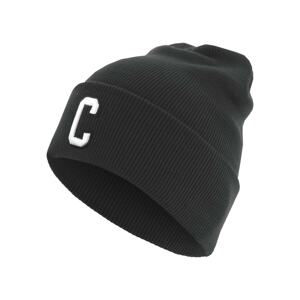 Letter Cuff Knit Beanie C