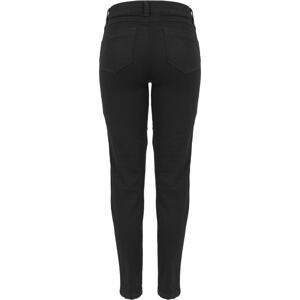 Women's stretch biker trousers black