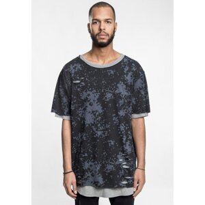 CSBL Deuces Long Layer Tee Black Camo/heather Grey