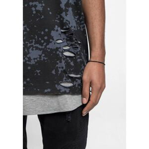 CSBL Deuces Long Layer Tee Black Camo/heather Grey