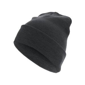 Beanie Basic Flap Long Version h.charcoal