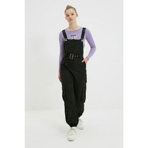 Trendyol Black Belted Jumpsuit