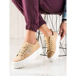 GOODIN BROWN SNEAKERS FASHION SHOES