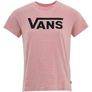 Vans T-shirt Wm Flying V Crew Tee Powder Pink - Women's