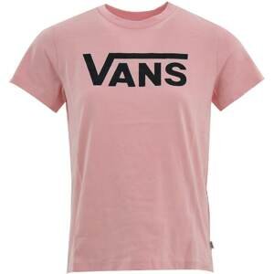 Vans T-shirt Wm Flying V Crew Tee Powder Pink - Women's