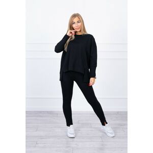 Complete with oversize blouse black