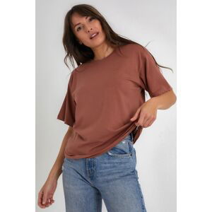 Chiara Wear Woman's T-Shirt Cognac 1