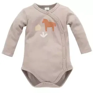 Pinokio Kids's Wooden Pony Buttoned Bodysuit