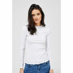 High neck blouse - white