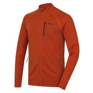 Men's merino wool sweatshirt Alou M brick