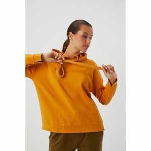 Plain hoodie - mustard