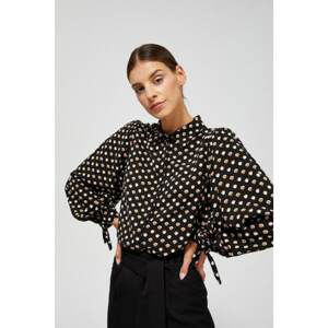 Shirt with puff sleeves