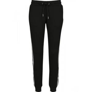 Women's College Contrast Sweatpants Black/White/Black