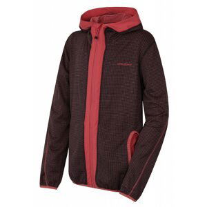 Kids hoodie HUSKY Artic Zip K tm. grey/tl. Burgundy