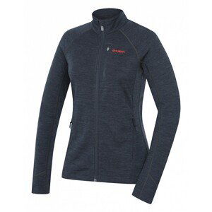 Women's merino wool sweatshirt Alou L black-blue