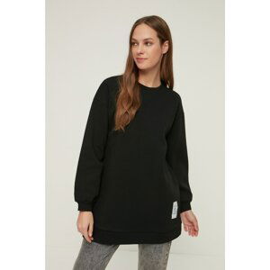 Trendyol Sweatshirt - Black - Regular