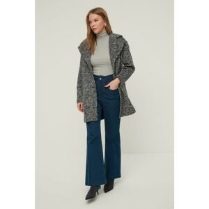 Trendyol Navy Blue Straight Coat