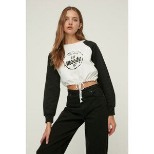 Trendyol Sweatshirt - White - Regular fit