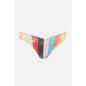 Trendyol Colorful Striped Shiny Bikini Bottoms