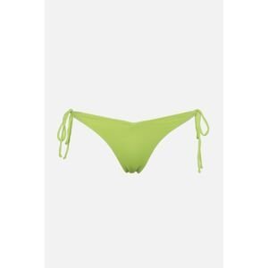 Trendyol Green Low-Waist Bikini Bottoms With Tie Drawstring V-Cut