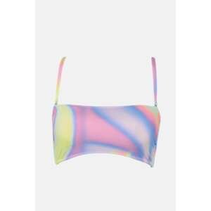 Trendyol Multi Color Print Detail Bikini Top