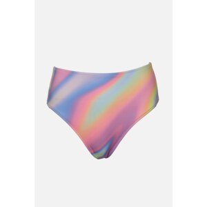 Trendyol Abstract Pattern High Waist Bikini Bottom