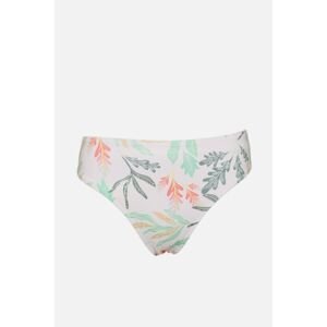 Trendyol Leaf Patterned High Waist Bikini Bottom