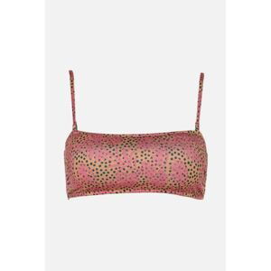 Trendyol Polka Dot Bandeau Bikini Top