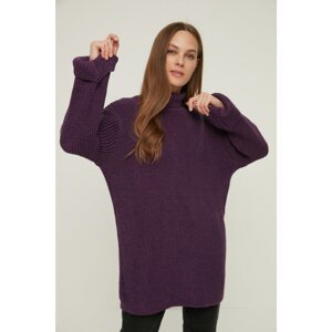 Trendyol Sweater - Purple - Relaxed fit