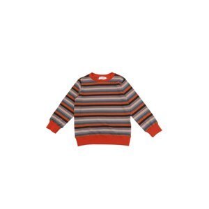 Trendyol Claret Red Striped Boy Knitted Slim Sweatshirt