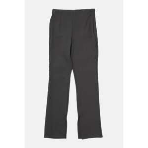 Trendyol Anthracite Petite High Waisted Trousers