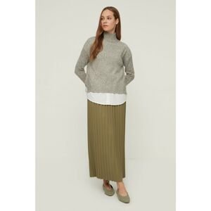 Trendyol Skirt - Khaki - Maxi