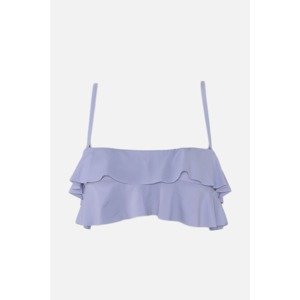 Trendyol Bikini Top - Blue - Plain