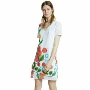 Desigual Dress Denis 20Swvwan White - Women