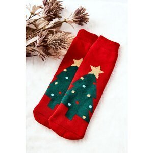 Socks Children's Christmas Tree Red
