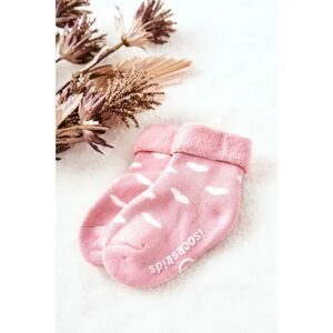 Children's Socks In Hearts Pink