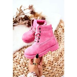 Children's Trapers Boots Pink Milos