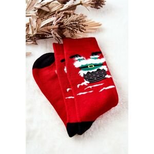 Men's Santa Claus Socks Red/Black