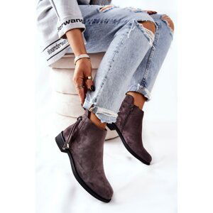 Women's boots suede Grey Numbero