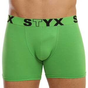 Men's boxers Styx long sports rubber green