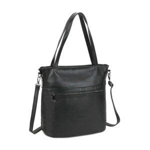 LUIGISANTO Black large women's bag