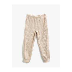 Koton Textured Knitted Jogger Sweatpants